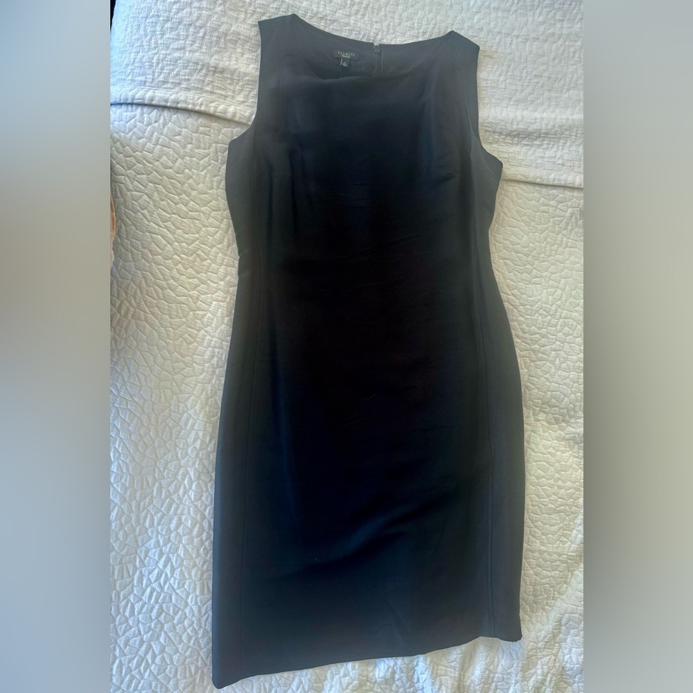 Gorgeous shantung silk little black dress